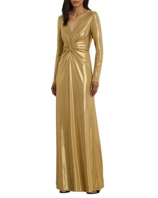 formal black halter dress La Femme Dress