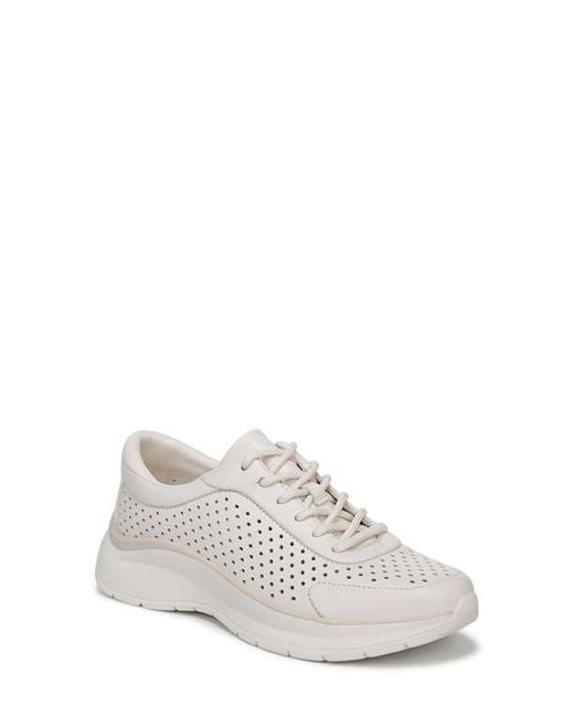 Naturalizer White Perforated Sneaker