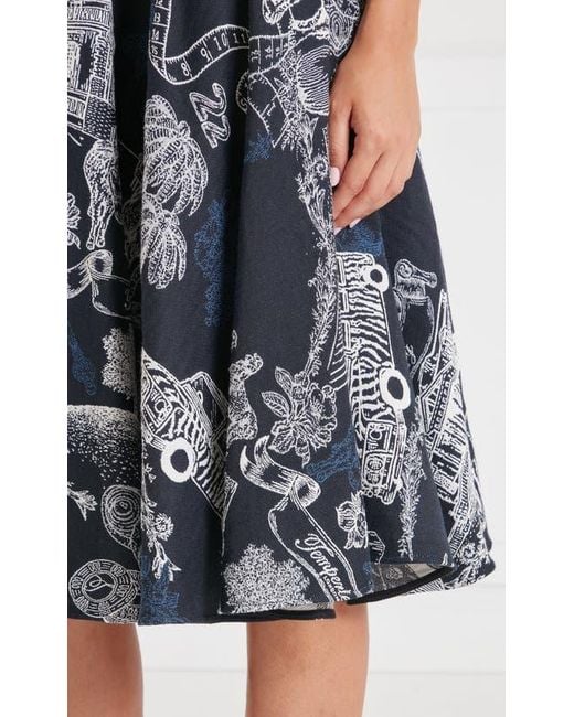 Temperley London Blue Anniversary Skirt