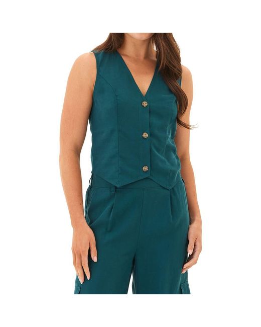 Threads For Thought Blue Kimora Breezy Vest