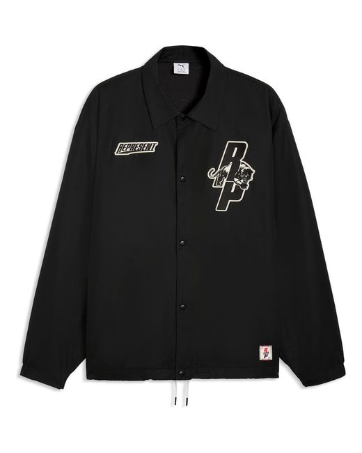 PUMA Black X Represent Coach's Jacket for men