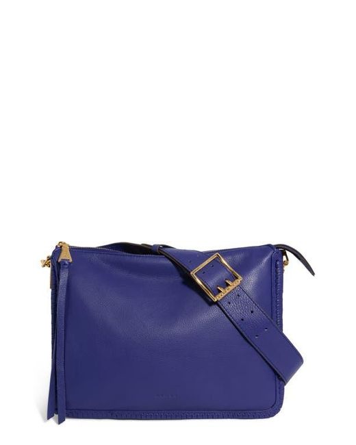 Aimee Kestenberg Blue Famous Leather Large Crossbody Bag