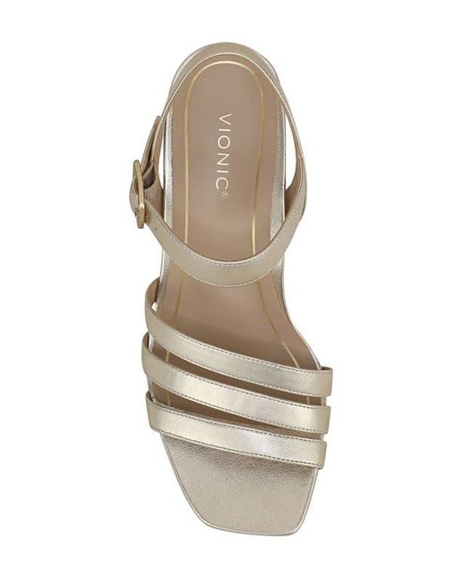 Vionic Natural Nora Ankle Strap Sandal
