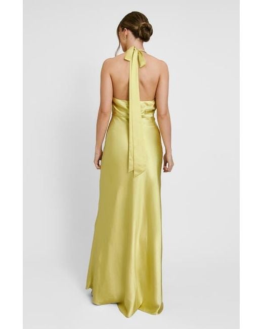burgundy and cream bridesmaid dresses Galloway Maxi Dress Chartreuse main image 0