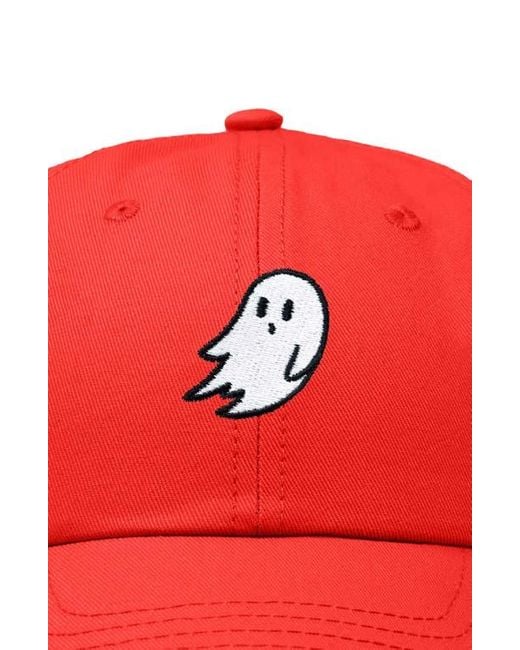Alix Red Ghost Dad Hat