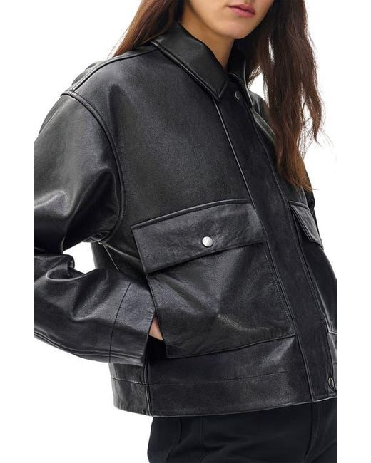 Rag & Bone Black Nonie Leather Jacket
