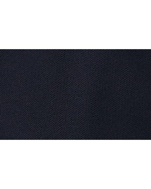 Mango Blue Half Zip Piqué Sweater for men