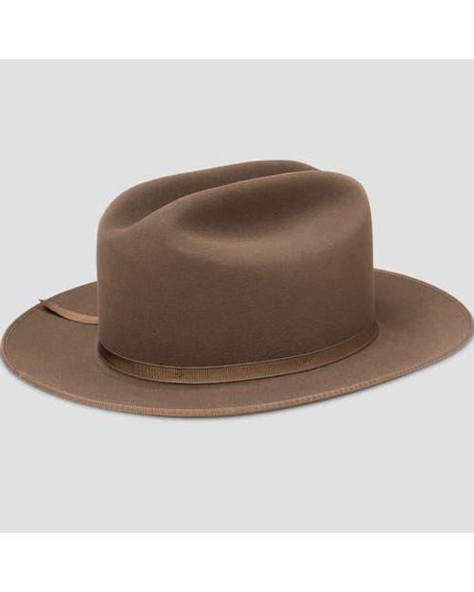 Open Rhodes Hat Stetson Open Road Royal Deluxe Hat in Brown | Lyst
