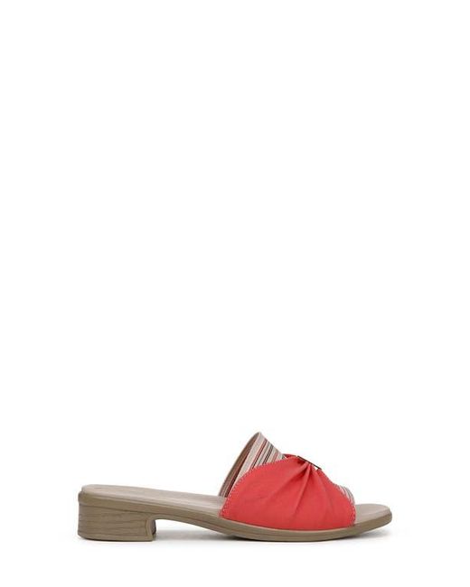 LifeStride Red Paradise Slide Sandal