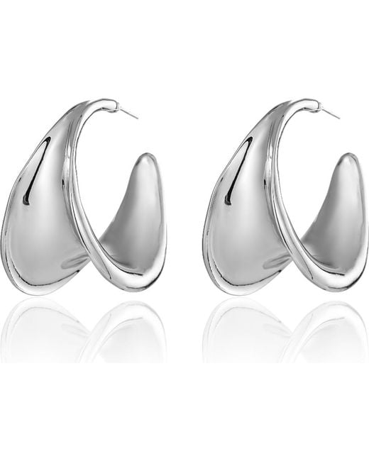 Kellery Metallic Bond Statement Earrings