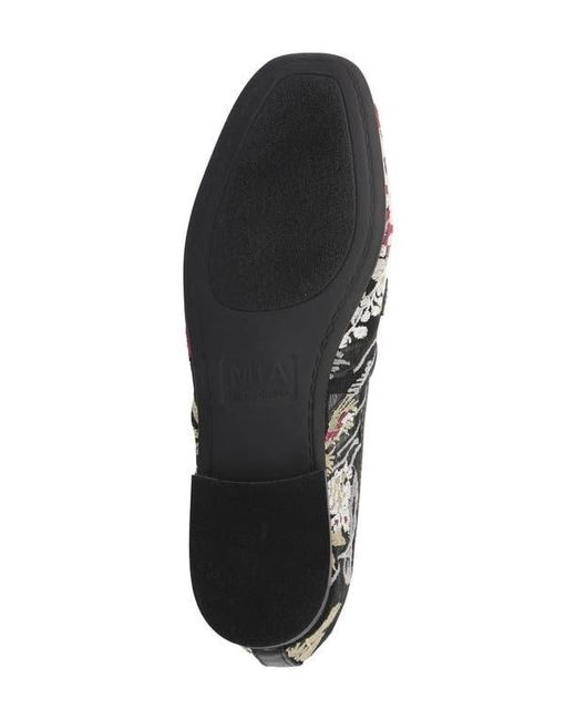 MIA Black Blossum Bit Loafer