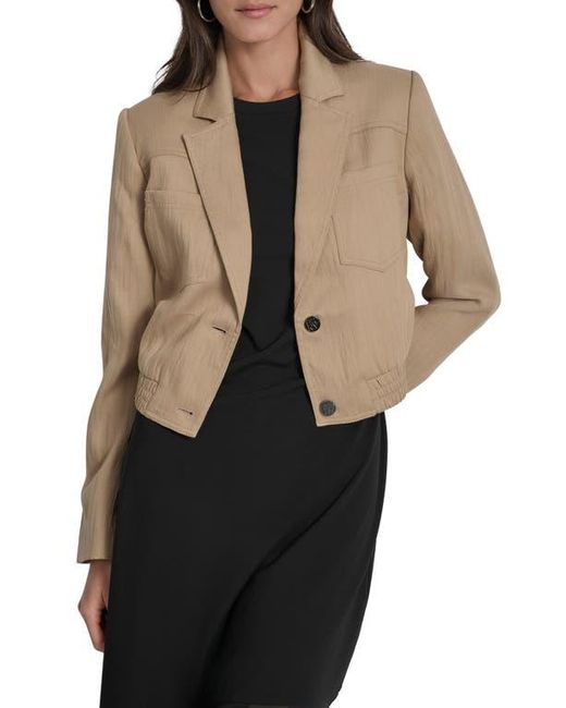 DKNY Black Crop Blazer