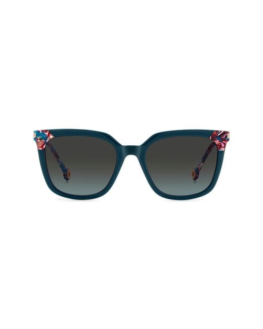 Carolina Herrera Multicolor 53Mm Rectangular Sunglasses