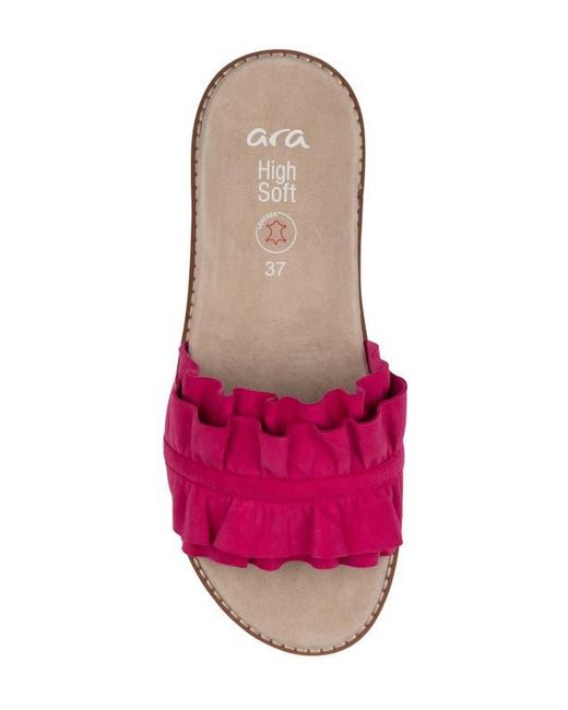 Ara Pink Keyes Slide Sandal