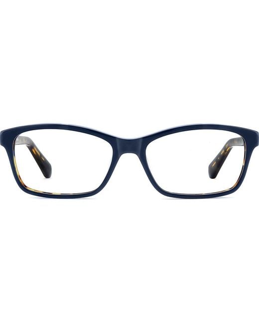 Kate Spade Blue Catrina 51Mm Rectangular Optical Glasses