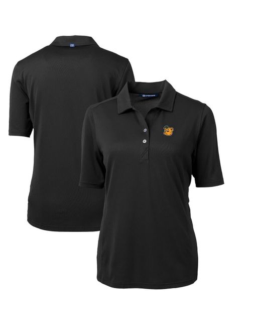 Cutter & Buck Black Baylor Bears Team Virtue Eco Pique Recycled Polo At Nordstrom