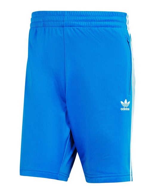 Adidas Originals Blue Firebird Sweat Shorts for men