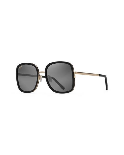 Maui Jim Multicolor Pua 55Mm Polarized Square Sunglasses