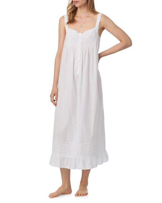 Eileen West White Sleeveless Ballet Nightgown