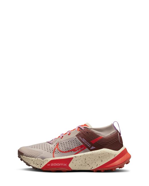 Nike Pink Zoomx Zegama Trail Running Shoe for men