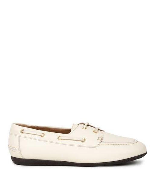 Bobbies White Betsy Loafers & Derbies