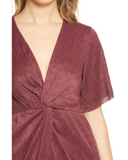 Nordstrom dolman plisse midi dress 2025