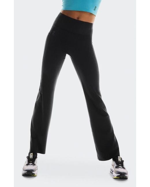 On Shoes Black Studio Flared Tights