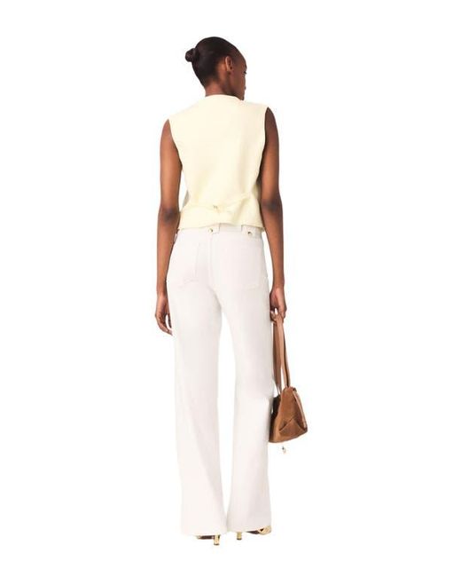 Maje White Tailored Jacket