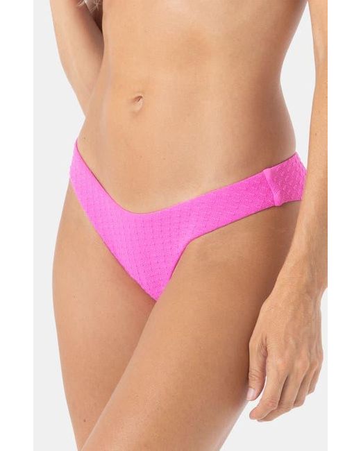 Roxy Purple Haliewa Scoop Front Bikini Bottoms