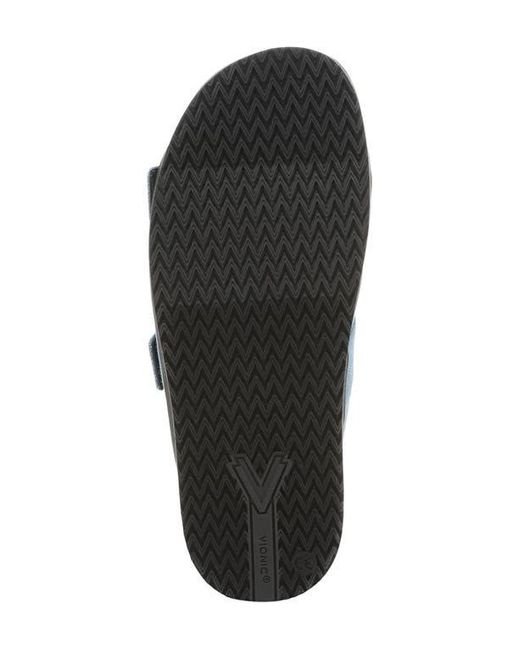 Vionic Blue Riviera Platform Sandal