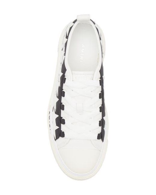 Amiri Metallic Stars Court Platform Sneaker