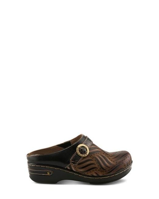 Spring Step Brown Sova Mule