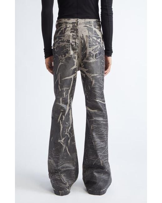 Rick Owens Gray Bolan Bootcut Jeans for men