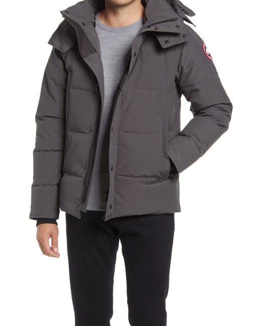 Canada Goose Wyndham Fusion Fit 625 Fill Power Hooded Down Jacket in