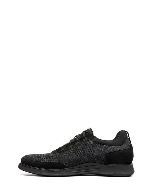 Florsheim Black Launch Elastic Lace Knit Sneaker for men