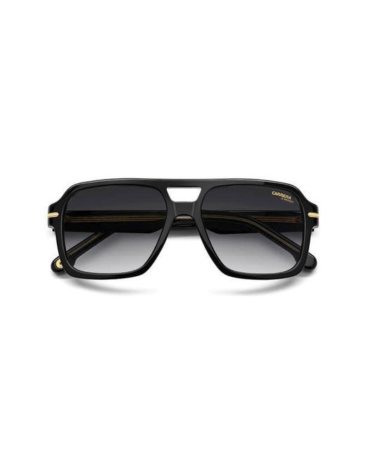 Carrera Black 56Mm Gradient Square Sunglasses for men