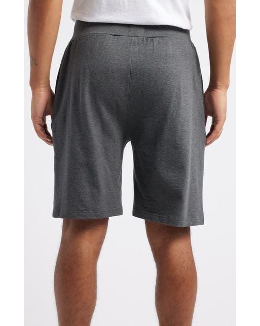 Boss Gray Ease Pajama Shorts for men