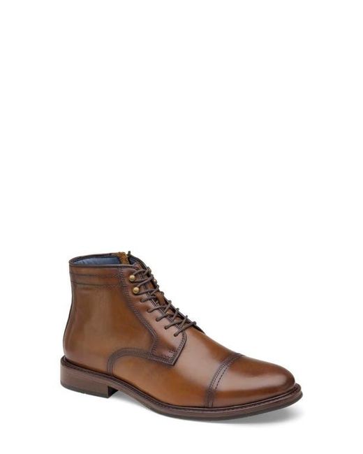 Johnston & Murphy Brown Raleigh Xc Flex Cap Toe Boot for men