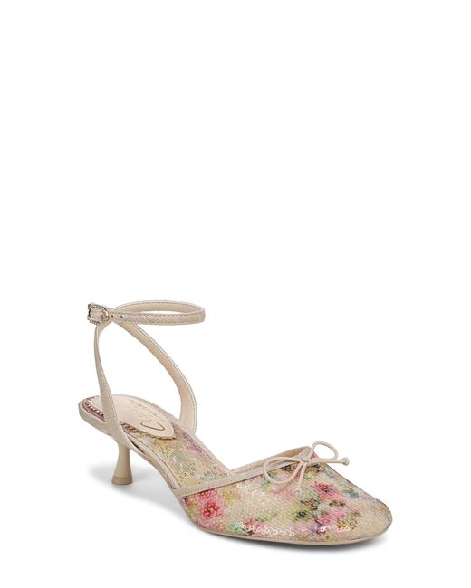Circus by Sam Edelman Metallic Rosetta Ankle Strap Pump