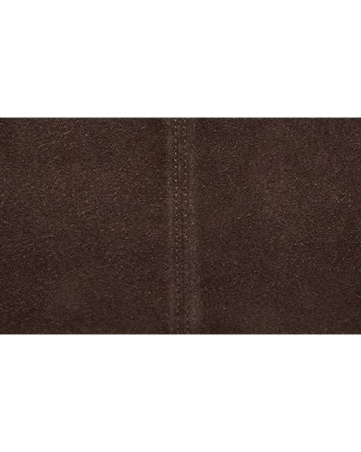 Mango Brown Suede Shopper Bag