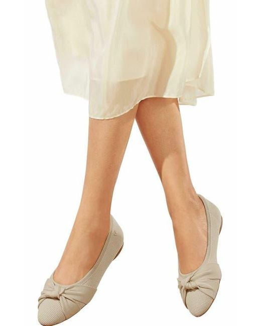 VIVAIA Natural Toe Knotted Flats