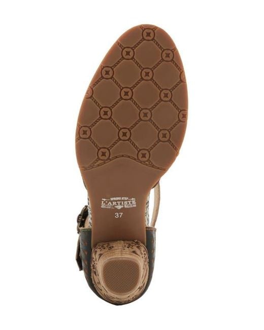 Spring Step Black Niobella Ankle Strap Pump