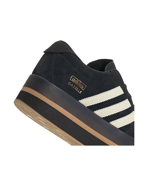 adidas gazelle silver green womens Gazelle Stack – WOODstack main image 0