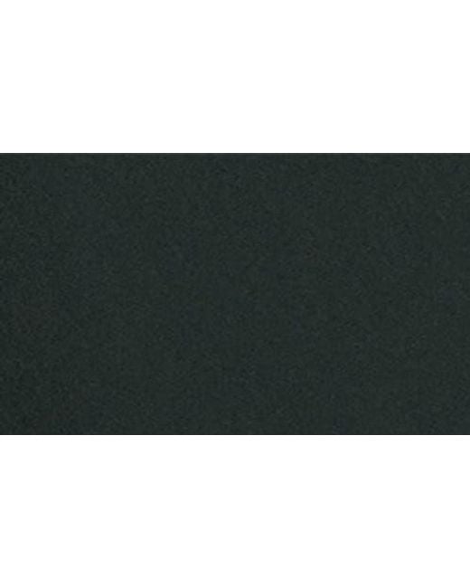 Victoria Beckham Black Gathered Waist Crepe Midi Dress
