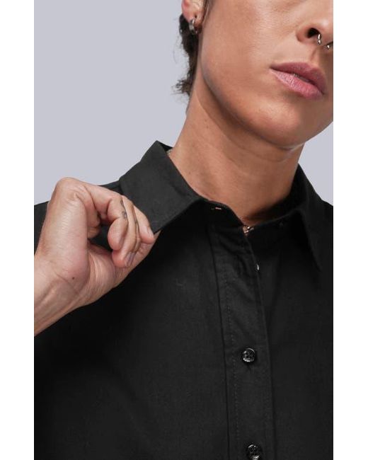 WILDFANG Black The Essential Oxford Button Up
