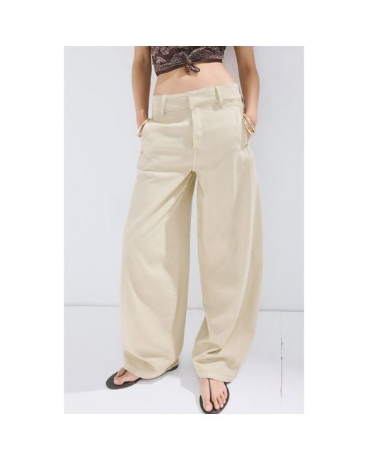 Mango Natural Balloon Pants