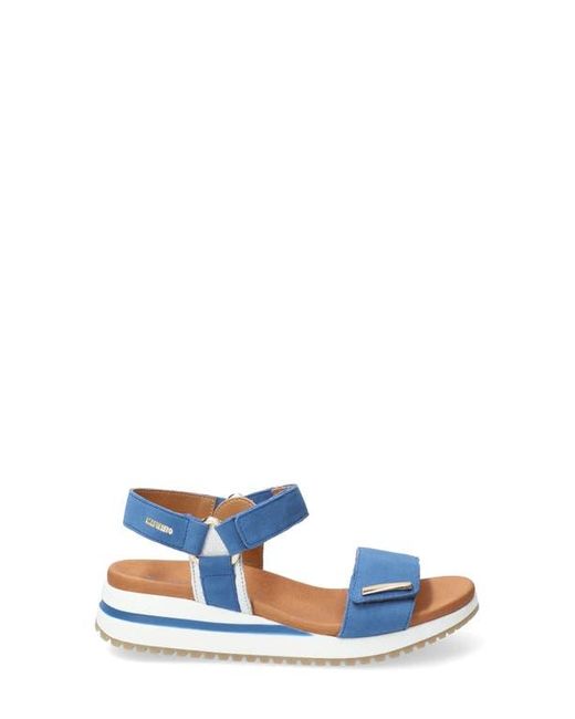 Mephisto Blue Jeanie Ankle Strap Sandal