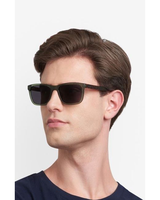 Fossil Gray 56Mm Rectangular Sunglasses for men