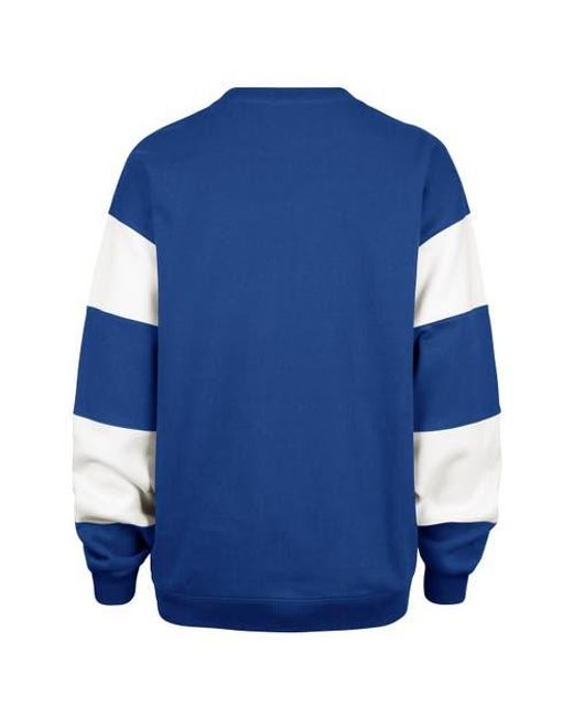 '47 Blue Tampa Bay Lightning Eephus Barred Pullover Sweatshirt
