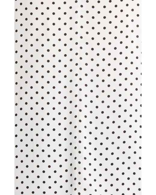 Kasper White Ruffle Sleeve Top